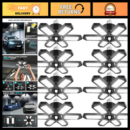 Bright 180w led garage lights - bright,