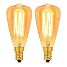 2 Pack Vintage Edison E14