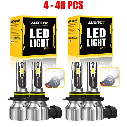 40pcs auxito 9005 9006 - 9006, led