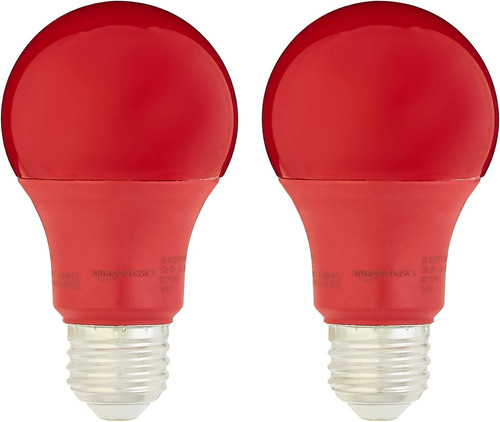 A19 red color party led - party, light