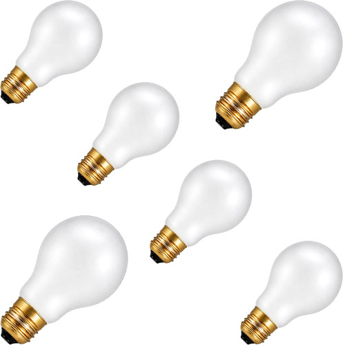 Pack 60w incandescent - 6-pack,