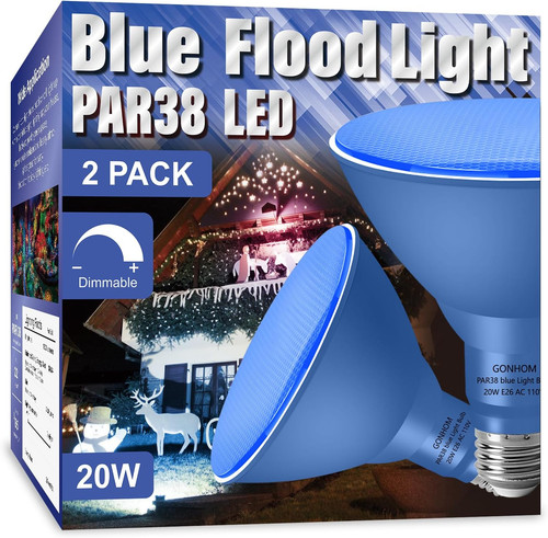Pack par38 blue led light - par38,