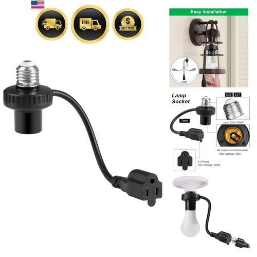 Light socket outlet - in,